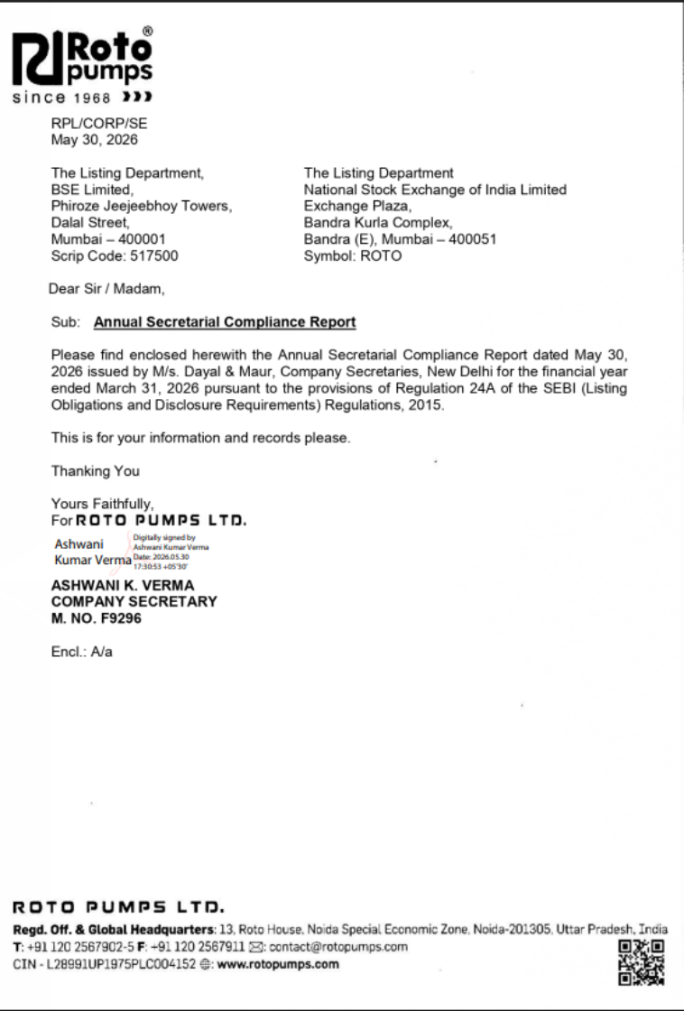 Secretarial Compliance 31.03.2026 Img